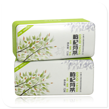 全胚芽茶鐵盒子,馬口鐵茶葉罐包裝廠家