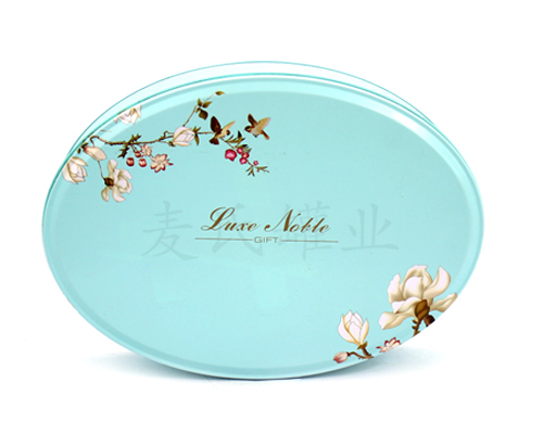 橢圓形曲奇餅干鐵盒包裝 橢圓形曲奇餅干鐵盒包裝