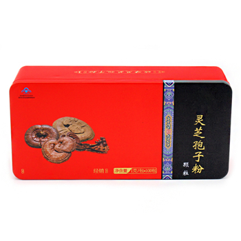 靈芝粉鐵盒_醫(yī)藥馬口鐵包裝盒定制