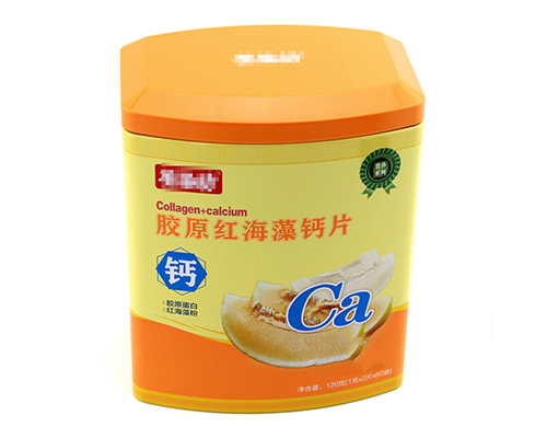 兒童鈣片長方形鐵盒包裝 兒童鈣片長方形鐵盒包裝